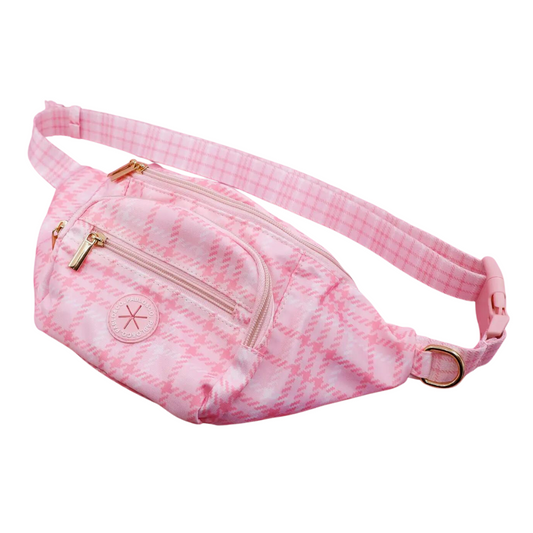The Ultimate Bumbag - Pink Houndstooth