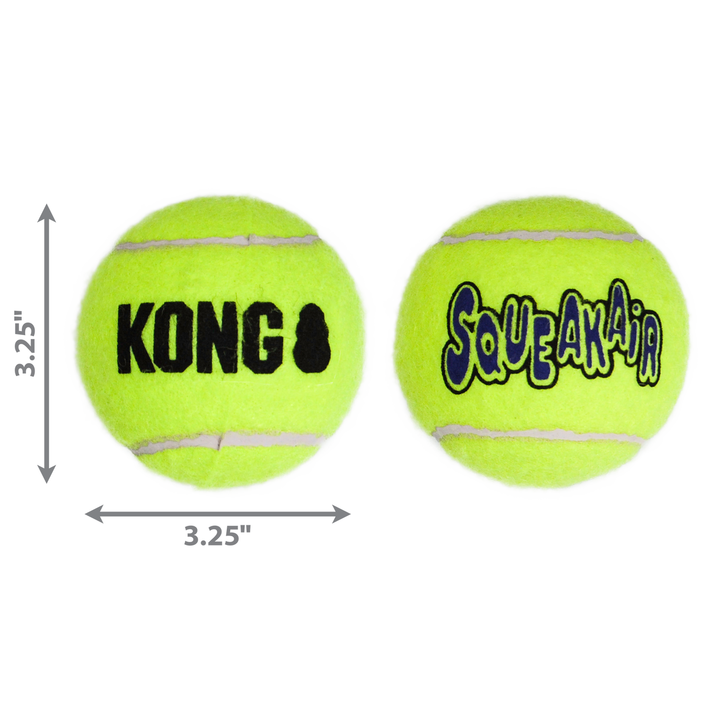 KONG Airdog Squeaker Balls (2pk) - Large