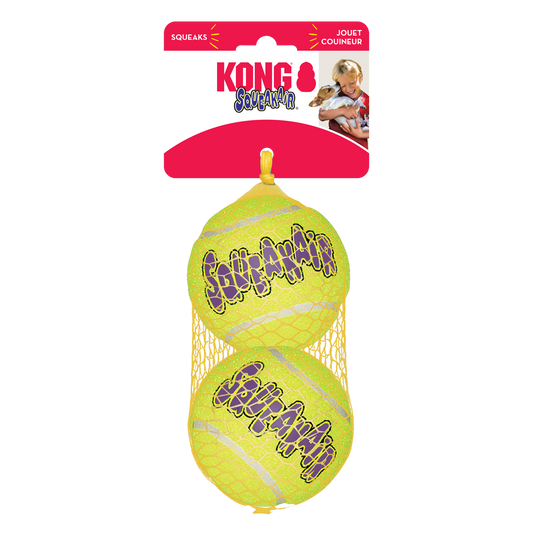 KONG Airdog Squeaker Balls (2pk) - Large