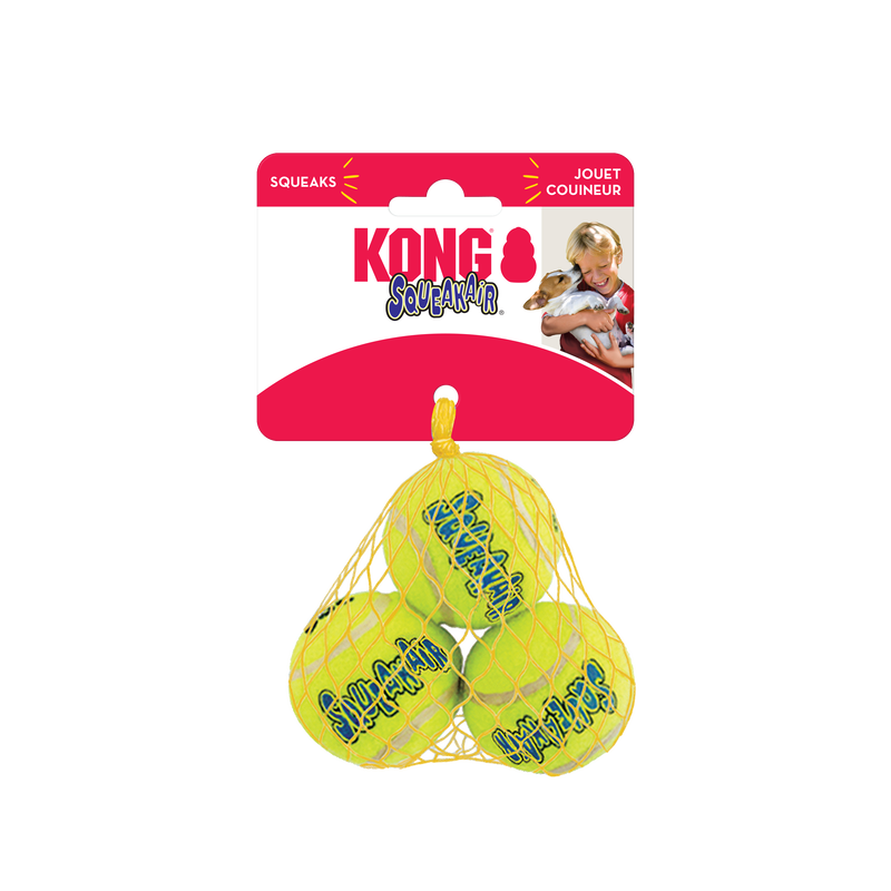 KONG Airdog Squeaker Balls (3pk) - XSmall