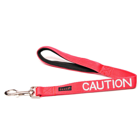 Caution - Dog Short 60cm (2ft) Lead