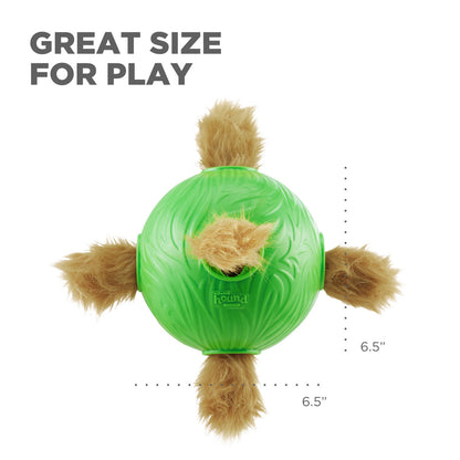 Outward Hound Dog Snuffle N' Treat Ball with 6 Plush Chipmunks