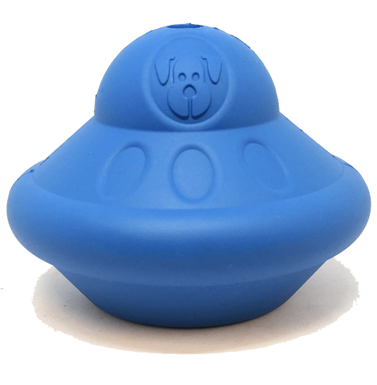 Sodapup Flying Saucer Durable Rubber Chew Toy & Treat Dispenser