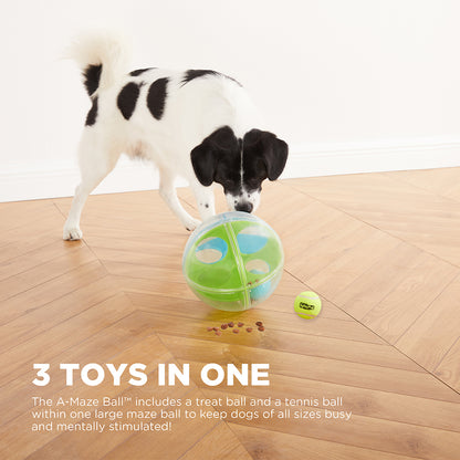 Nina Ottosson A-Maze Ball Dog Puzzle Treat Ball