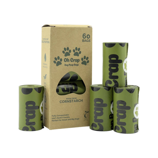 Oh Crap Biodegradable Dog Poop Bags 4 Pack