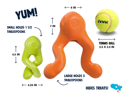 West Paw Tizzi® Treat & Tug Toy