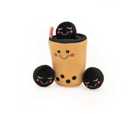 ZippyPaws Burrow Toy - Boba Milk Tea