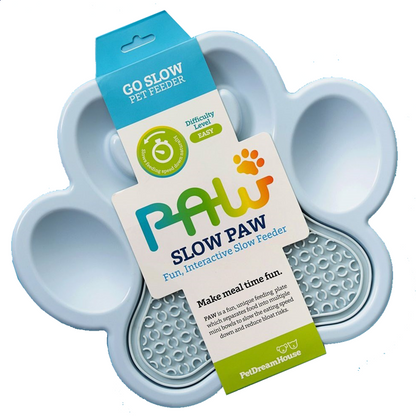 PAW 2-in-1 Slow Feeder & Lick Pad Green